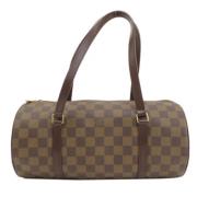 Louis Vuitton Vintage Pre-owned Canvas handvskor Brown, Dam