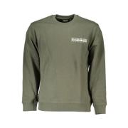 Napapijri Grön Fleece Sweatshirt Green, Herr