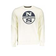 North Sails Elegant vitt rundhals sweatshirt Beige, Herr