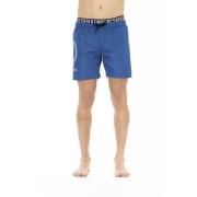 Bikkembergs Sleek Layered Swim Shorts Blue, Herr