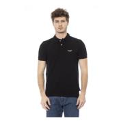 Baldinini Trend Polo Shirt med Logo Black, Herr