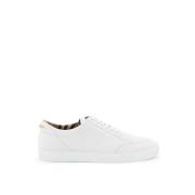 Burberry Vit Läder Sneaker White, Dam