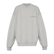 Y-3 Sweatshirt med tryckt logotyp Gray, Unisex