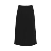 Part Two Elegant Svart Kjol Emelinapw Stil Black, Dam