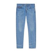 Versace Klar Blå Denim Straight Jeans Blue, Herr