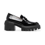 Stuart Weitzman Svarta Urban Mocassino Soho Skor Black, Dam