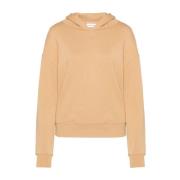 Calvin Klein Brun Hoodie Ekologisk Bomull Brown, Dam