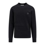 Golden Goose Svart Crew-neck Sweatshirt Aw24 Black, Herr