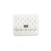 Chanel Vintage Pre-owned Laeder crossbodyvskor White, Dam