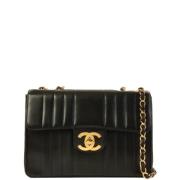 Chanel Vintage Pre-owned Laeder chanel-vskor Black, Dam