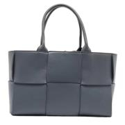 Bottega Veneta Vintage Pre-owned Laeder totevskor Blue, Dam