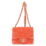 Chanel Vintage Pre-owned Paels axelremsvskor Orange, Dam