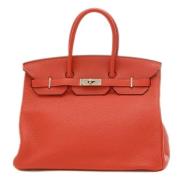 Hermès Vintage Pre-owned Laeder handvskor Orange, Dam