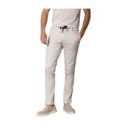 Mason's Slim Fit Linne Bomull Jogger Byxor Beige, Herr