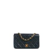 Chanel Vintage Pre-owned Laeder totevskor Black, Dam