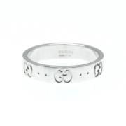 Gucci Vintage Pre-owned Silver ringar Gray, Dam