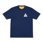 Palace Begränsad upplaga Reverso T-shirt Navy/Orange Blue, Herr