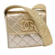 Chanel Vintage Pre-owned Laeder chanel-vskor Beige, Dam