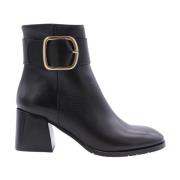 Donna Lei Elegant Ankelboots Bridgerton Stil Black, Dam