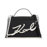 Karl Lagerfeld Stilren Crossbodyväska Aero Black, Dam