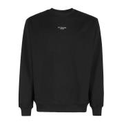 Drole de Monsieur Klassisk Slogan Sweatshirt Black, Herr