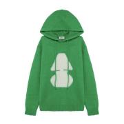 Autry Molneffekt Hoodie Green, Herr