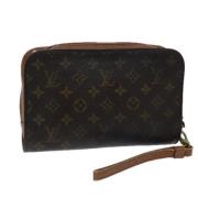 Louis Vuitton Vintage Pre-owned Canvas kuvertvskor Brown, Dam