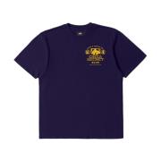 Edwin Logo T-Shirt Purple, Herr