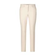 Cambio Elegant Casual Byxor Beige, Dam