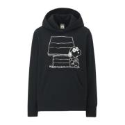 Kaws Peanuts Doghouse Hoodie Begränsad Upplaga Black, Herr