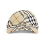 Burberry Equestrian Knight Patch Baseball Cap Beige, Herr