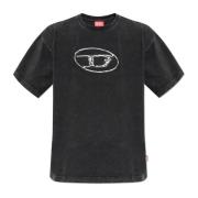 Diesel T-shirt T-Boxt-Q22 Gray, Herr