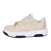 Stokton Läder Damsneakers Beige, Dam