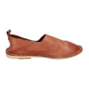 Moma Vintage Slip-On Loafers i Läder för Kvinnor Brown, Dam