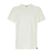 Courrèges Klassisk Vit Bomull T-shirt White, Herr