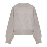 Alysi Fashionable Sweater Styles Beige, Dam