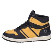 D.a.t.e. Läder Night Sneakers för Män Yellow, Herr