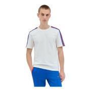 Adidas Bomull Jersey Logo Broderi T-shirt White, Herr