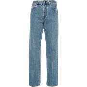 Gucci Straight Leg Denim Pant Blue, Dam