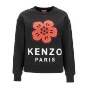 Kenzo Boke Flower Crewneck Sweatshirt Black, Dam