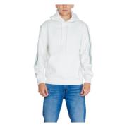 Calvin Klein Jeans Höst/Vinter Herr Sweatshirt Logo Tape White, Herr