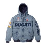 Supreme Begränsad upplaga Racing Jacket Denim Blue, Herr