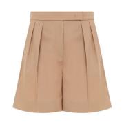 Max Mara Stiliga Brun Ull Shorts Brown, Dam