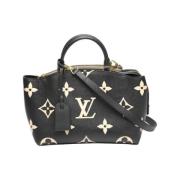 Louis Vuitton Vintage Pre-owned Tyg louis-vuitton-vskor Black, Dam