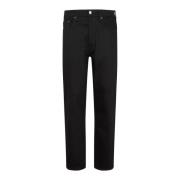 Acne Studios Svarta Slim Fit Jeans Aw24 Black, Herr