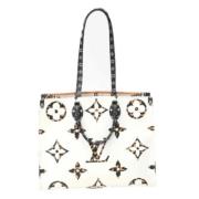 Louis Vuitton Vintage Pre-owned Tyg louis-vuitton-vskor White, Dam