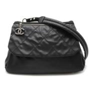 Chanel Vintage Pre-owned Canvas chanel-vskor Black, Dam