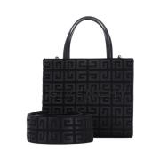 Givenchy Svart Shopper Väska med 4G Logo Black, Dam