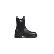 Tommy Hilfiger Urban Chelsea Läder Damesskor Black, Dam