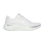 Skechers Arch Fit Glow Distance Sneaker White, Dam